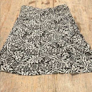 Elegant Black and White Patterned cover up